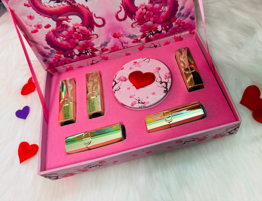 LIPSTICK 💄 SET WITH MIRROR